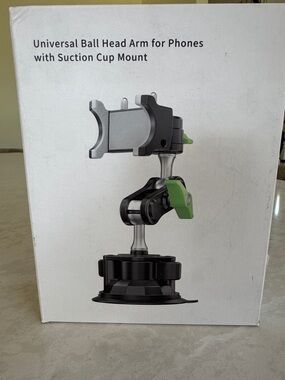 Universal Ball Head Arm Phone Mount in Black & Green